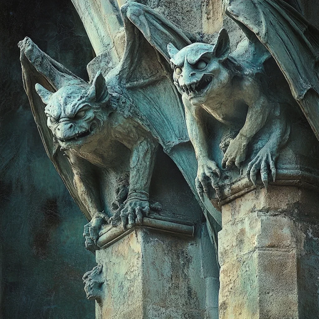 Гаргульи статуи+pinterest